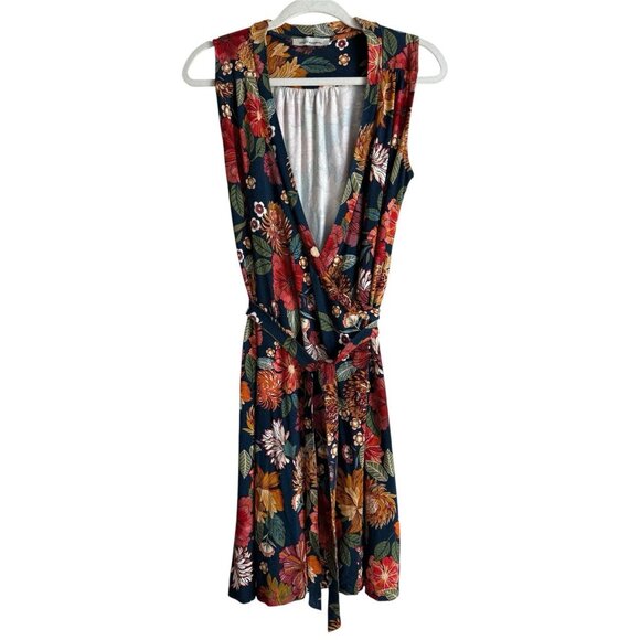 Angel Maternity Floral Wrap Dress Sleeveless Casual Comfortable Women’s Size M - Picture 1 of 12